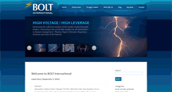 Desktop Screenshot of boltinternational.com